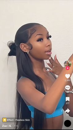 Quick Hairstyles For Black Women Weave, High Straight Ponytail, Black Weave Hairstyles, Body Wave Ponytail, Hair Tea, Hairstyles Black Women