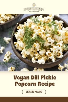 vegan dill pickle popcorn recipe