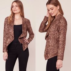 Nwt Bb Dakota Leopard Print Suede Jacket/Coverup. Pockets. Suede. Excellent Next Condition! Bb Dakota. Size S Trendy Fitted Leopard Print Outerwear, Trendy Leopard Print Outerwear For Fall, Bb Dakota, Suede Jacket, Leopard Print, Cover Up, Color White, Jackets & Coats, Jackets For Women