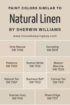 paint colors similar to natural linen by sherylin williams for sherylin williams