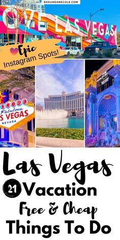 las vegas vacation free and cheap things to do