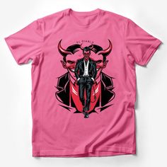 Unique Devil Graphic T-Shirt, El Diablo Bold Illustration, Men's Fashion Streetwear, Red and Black Tee, Cool Demon Art Design Male T-Shirt Custom graphic T-Shirt.Customize your color Bold Illustration, Red And Black Shirt, Cat Graphic Tee, Demon Art, Mens Fashion Streetwear, Casual Summer Shirts, Fashion Streetwear, Friends Shirt, Art Shirts