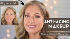 Youthful Makeup for a 62-Year-Old Woman! Nighttime makeup for mature skin.