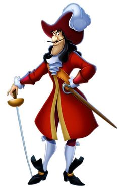 Peter Pan Captain Hook, Film Peter Pan, Captain Hook Costume, The Jolly Roger, Disney Emoji Blitz, Fantasia Disney