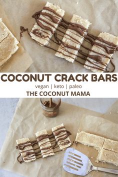 Coconut Flakes Recipe, Inflammation Foods, Aip Desserts, Anti Inflammation Recipes, Chocolate Candy Recipes, Coconut Flour Recipes, Coconut Candy, Coconut Bars, Keto Chocolate Chips