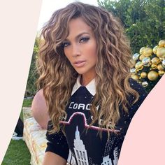 Jlo Hair, Jennifer Lopez Hair, Highlights Curly Hair, Curly Hair Tutorial, Colored Curly Hair, Long Curly Hair