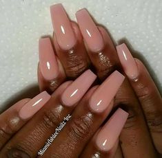 Unghie Sfumate, Manicure Gel, Pink Nail, Pink Acrylic Nails, Neutral Nails, Girls Nails