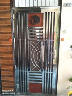 Designs by Fabrication & Welding Aamir Saifi, Ghaziabad | Kolo Ss Gate Design, Ss Gate, Storage Furniture Design, Exterior Door Designs, Stainless Steel Gate, House Front Door Design, Grill Gate