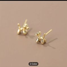 New Adorable!! Dainty Balloon Dog Earrings In Gold Plating. Post Backings With Lock Closures. Perfect As A Gift Or For Yourself. Suitable For All Ages. Suitable For Most Occasions. Nwt Balloon Dog Earrings, Ballon Dog, Dog Earrings, Balloon Dog, Silver Design, Earrings In Gold, Kendra Scott Jewelry, Ear Jewelry, Kendra Scott