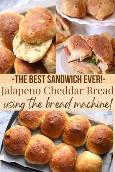 bread machine recipes dough only Jalapeno Cheese Bread, Turkey Melt, Cheddar Bread, Bbq Sandwiches, Bbq Sandwich, Bread Maker Recipes, Jalapeno Cheddar, Bread Maker, Bread Machine Recipes