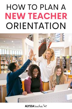 the cover of how to plan a new teacher orientation