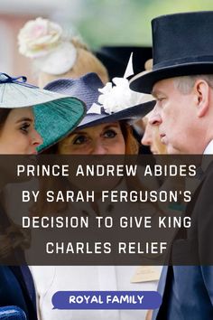 How is Prince Andrew supporting Sarah Ferguson’s decision for King Charles?