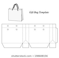 an image of a paper bag template