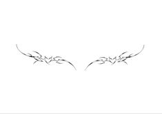 an image of two birds that are drawn in black and white