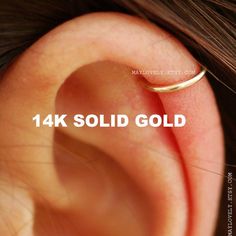 Tiny Gold Huggie Cartilage Earrings, Dainty Gold Stackable Cartilage Earrings, Gold Dainty Stackable Cartilage Earrings, Gold Stackable Huggie Cartilage Earrings, Gold Hex, Gold Cartilage Earrings, Gold Nose Hoop, Gold Nose Ring, Cartilage Ring