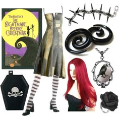 Sally nightmare before Christmas Nightmare Before Christmas Outfits, Lydia Deetz Costume, Sally The Nightmare Before Christmas, Subtle Cosplay, Christmas Goth, Mal Descendants, Disneyland Wedding, Vampire Diaries Outfits