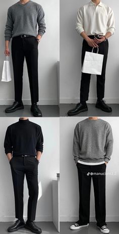 Mens Fashion Korean Street Style, How To Style Chinos, Men Official Wear, Asian Casual Outfits Men, K Drama Outfits Men, Casual Fancy Outfits Men, Men’s Formal, Korean Autumn Outfit Men, Boys Outfits Aesthetic Casual