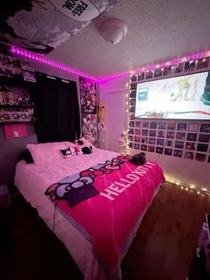 Bedroom Ideas Y2k Baddie, Room Inspiration Y2k, Room Ideas 2024, Dream Bedroom Inspiration, Girly Apartment Decor