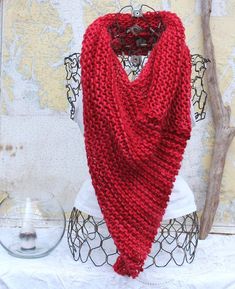 Red Variegated Knit Poncho Knit Wool Mohair Poncho Chunky Knit Poncho Variegated Red Poncho Woman's Poncho Chunky Cowl Chunky Infinity Scarf Ready to ship. A dreamy, flattering poncho...seriously captivating and unquestionably cozy and warm and a beautiful show off! Wear to keep the chill off while enhancing any figure. No exclusion here! Rich variegated blue in a high quality roving style wool and mohair blend. Hand wash. Size small to medium. Red Hand Knitted Scarf One Size, Red Hand Knitted Scarves One Size, Chunky Knit Poncho, Chunky Infinity Scarves, Chunky Cowls, Knit Poncho, Knitted Poncho, Shawls And Wraps, Infinity Scarf