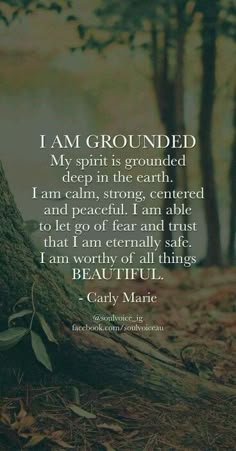 I Am Grounded, Frases Yoga, My Spirit, Yoga Quotes, Vinyasa Yoga, A Quote, Daily Affirmations, Doterra, Positive Thoughts