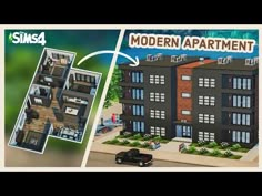 an apartment building is shown in the game sima