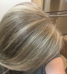 How I transformed my dark brunette hair to my natural gray — Feathered Empty Nest The guide to enjoying your empty nest Gray With Highlights, Graying Gracefully, Dark To Light Hair, Grey Blonde Hair, Hair Change, Mom Hair