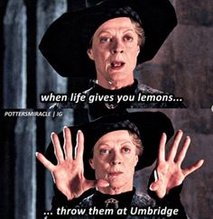 doctor who is holding his hands up to the camera and saying, when life gives you lemons throw them at unbridge