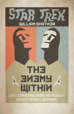 star trek poster with two men facing each other