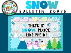 there is snow place like pie - k for bulletin board