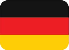 the flag of germany is red, yellow and black