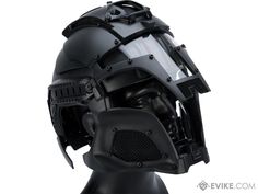 Matrix Medieval Iron Warrior Full Head Coverage Helmet / Mask / Goggle Protective System (Color: Black), Tactical Gear/Apparel, Masks, Full Face Masks - Evike.com Airsoft Superstore Tactical Paintball, Cyberpunk Helmet, Sport Safety, Combat Helmet, Paintball Mask, Retro Helmet, Warrior Helmet, Multicam Black