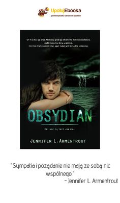 an advertisement for the movie obsydian, which is written in russian and english