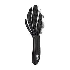 Brush + Comb Type: Detangling BrushesCountry of Origin: Imported Green Curly Hair, Detangle Curly Hair, Black Brush, Hair Styling Tools, Wet Brush, Hair Detangler, Styling Tools, Hair Styling, Go Green