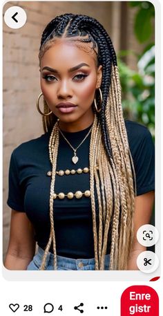 Hair Braid Patterns, Nappy Hair, Big Box Braids Hairstyles, Goddess Braids Hairstyles, African Hair Braiding Styles, Braided Cornrow Hairstyles, Spring Hair Color, Hair Twist Styles, Cool Braid Hairstyles