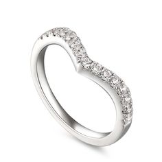 Simple and elegant, this unique ring features sparkling round stones on a plain band. It's beautiful, elegant, and truly statement-making. Smooth finish provides a comfortable fit for everyday wear. Never miss it.Carat Weight: 0.68 ctStone Size: 1.75 mmStone Type: Jeulia® StoneNumber of Stones: 15 Weight: 2.5 gWidth: 2.4 mmHeight: 2.4 mmThickness: 1.4 mmMaterial: 925 SilverPlating Color: Silver Plain Bands, Unique Ring, Unique Rings, Quality Jewelry, Diamond White, Stone Color, 925 Silver, Bespoke, Everyday Wear