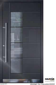 Aluminium Haustür Alu Haustür Haustüren flügelüberdeckend HT 5314 FA RAL 7016 | Heimwerker, Fenster, Türen & Treppen, Türen | eBay! Aluminum Front Door, Aluminium Door Design, Aluminium Front Door, Exterior Entry Doors, Modern Exterior Doors, Contemporary Front Doors, Beautiful Front Doors, Grill Door Design