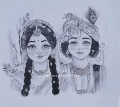 Radhe Krishna Drawing Sketch, Radhe Krishna Sketch Pencil Easy, Radha Krishna Sketch Pencil, Radha Illustration, Radha Krishna Art Pencil Sketch, Radhe Drawing, Radhakrishn Drawing, Radha Krishna Doodle Art