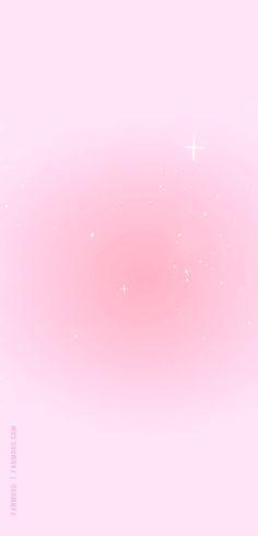 a pink background with white stars in the sky