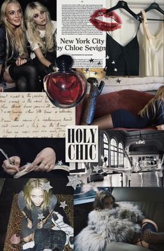 collage of photos from the new york city by chloe sevigno