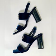 Never Been Worn! Brand New! The Size Was Too Large For Me :) Blue Sandals, Slingback Sandal, Tory Burch Shoes, Shoes Women Heels, Tory Burch, Shoes Heels, Color Blue, Blue Color, Women Shoes