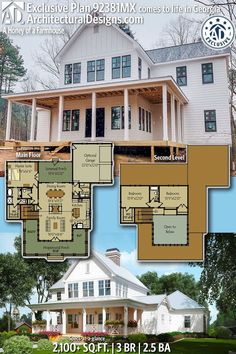 the floor plan for this house is very large and has three levels to each level