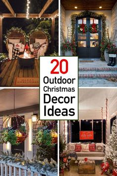 outdoor christmas decor ideas for the front porch