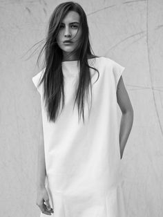 mood Panelled Dress, Basic Dress Pattern, Black And White Dress, Minimal Chic, White Dresses, Dress Fashion, Dress Details