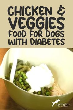 Chicken and Veggies Food for Dogs with Diabetes Dog Food Recipe, Food For Dogs, Chicken And Veggies, Chicken Veggies, Healthy Dog Treats Homemade, Best Dog Food, Food Sensitivities, Leftovers Recipes