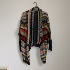 Multi-Color Jacket From Bb Dakota Never Worn Multicolor Fitted Cozy Outerwear, Cozy Fitted Multicolor Outerwear, Multicolor Winter Outerwear For Layering, Cozy Multicolor Fitted Outerwear, Multicolor Long Sleeve Outerwear For Layering, Cozy Multicolor Outerwear For Layering, Bb Dakota, Multi Color, Jackets For Women