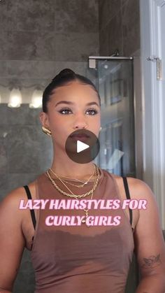 64K views · 14K reactions | We love a sleek bun over here honeyyy 
Products: 
Extra thick hair ties - @goodyhair (in my Amazon store front) 
Ultra fine hairspray- @tresemme | Ashlee West 🥥 | ashleescurls · Original audio Ashlee West, Lazy Hairstyles, Sleek Bun, Amazon Store, Store Front, Curly Girl, Thick Hair, Love A, Hair Ties