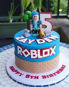 a birthday cake for a five year old boy