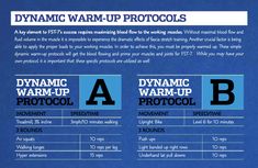 a blue poster with the words dynamic warm - up protects against cold weather and snow