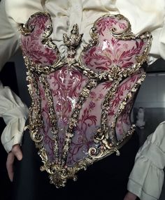 fan outfits account on Twitter: "handmade porcelain corsets by joyce spakman… " Porcelain Corset, Pink Corset, Couture Mode, Paper Towel