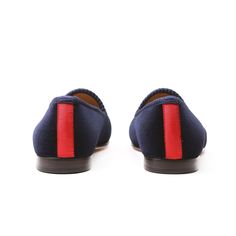 Women's Slippers - Women's Navy Velvet Slipper Leopard Slippers, Formal Accessories, Velvet Slippers, Navy Velvet, Red Heels, Wooden Heel, Navy Women, Green Velvet, Silver Stars